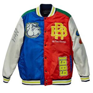 All Time Champ Nylon Bomber Varsity Jacket